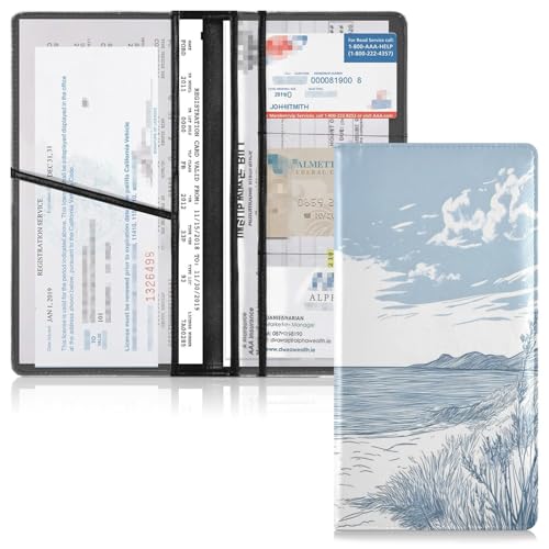 Organizador de Documentos de Cuero Slim miniatura 2