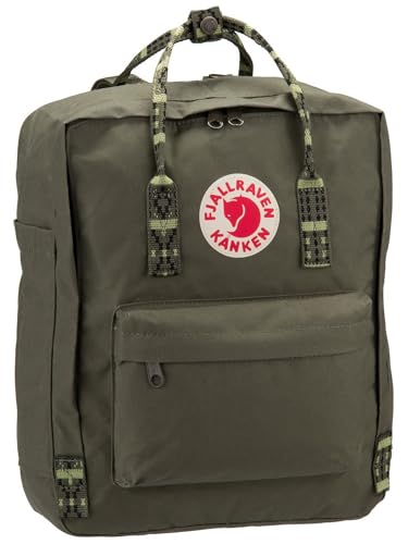 Fjallraven Kanken Backpack (Green-Folk Pattern)