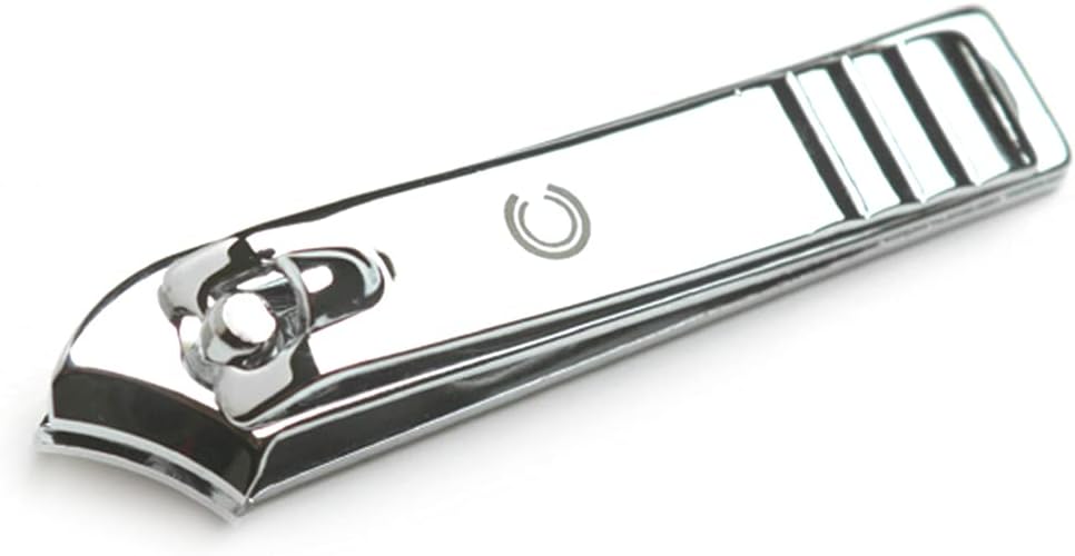 Basicare Nail Clipper, Contoured Slant Blades With Laser File, Trim Nails Easily & Safely. Stainless Steel Nail Clipper, Nail Cutter For Women, Men And Kids.