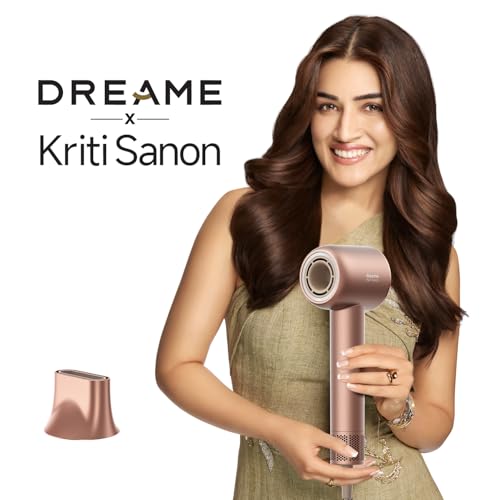 Image of Dreame Glory Hair Dryer, Fast Drying, 300 Million Negative Ionic Blow Dryer, 110,000 RPM Motor High-Speed, Lightweight, Low Noise Hairdryer For Travel, Constant Temperature Hair Care, (Rose)