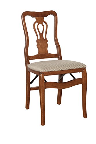 Preisvergleich Produktbild Stakmore Chippendale Klappstuhl, Kirschrot, 2 Stück