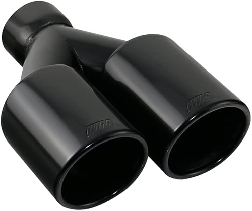 Miniatura 2 de Puntas de escape dobles negras para BMW, par de puntas de tubo de escape compatibles con BMW Serie 3 2006-2018, Serie 2 2014 2015 2017