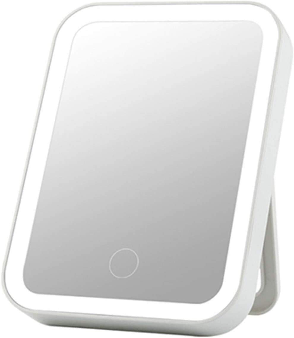 Miroir de maquillage avec lumière LED pour corriger les défauts d'éclairage