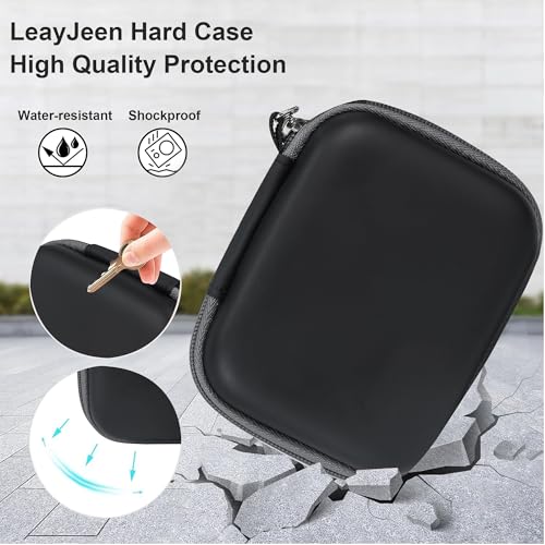 Funda para cámara digital Leayjeen negra compacta miniatura 5