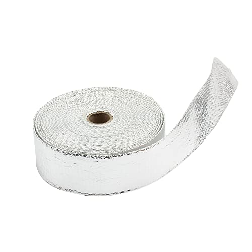 Bande thermique echappement resistant haute temperature rouleau argent 2.5 cm - 4