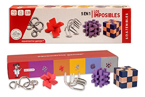 Aquamarine Games FSC 100% Los imposibles 5 en 1 NC-COC-059290, Multicolor, NO-Value (COMPUDID SL CP061)