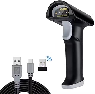 High-Speed Wireless 2D Scanner 640 * 480 CMOS, Bluetooth 2.4G & USB Interfaces Warehouse Inventory scanning, 1.5m Drop Pro...