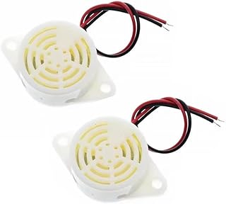 Buzzer SFM 3-24Vdc 95db Intermittent Beep Alarm (2 Pieces)
