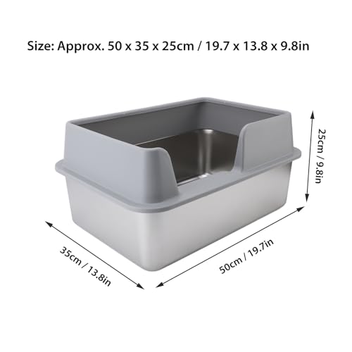 Caja semi-cerrada para gatos 19.7x13.8x9.8 pulg miniatura 7