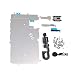 E-repair Screen Metal Bracket Front Camera Flex Cable Small Parts Set Replacement for Iphone 7 (4.7 inch) (Black)