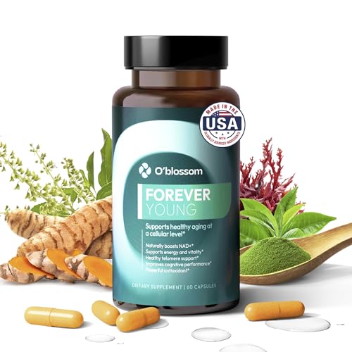 O'blossom Forever Young NAD+ Supplement - Clinically Studied NMN Resveratrol