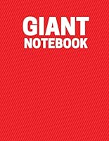 Giant Notebook: 300 Ruled Pages, Extra Large Notebook (8.5 x 11 in.) 1724657070 Book Cover