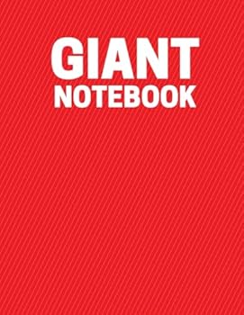 Paperback Giant Notebook: 300 Ruled Pages, Extra Large Notebook (8.5 x 11 in.) [Large Print] Book