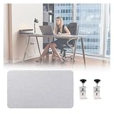 ZJHAHJY Sichtschutzwand für unter den Schreibtisch – Gewerbliche, anklemmbare Sichtschutzwand für mehr Privatsphäre, individuell anpassbare Größen, 145 cm Länge