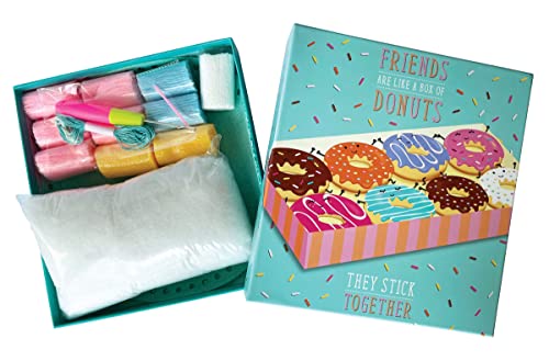 Image of BOX CANDIY Totally Deco Donut Latch Hook Hooked Rug Pillow Kit to Make and Display