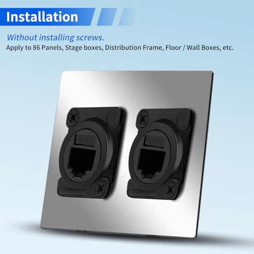 Conectores RJ45 Pass Through D-Type, 2 pcs miniatura 4