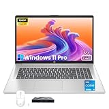 HP 17t FHD Laptop Computer, 17.3' FHD Anti-Glare Display, Intel 10-Core i5-1334U, Backlit Keyboard, Window 11 Pro Laptop for Business & Students, Wi-Fi 6 + Bluetooth 5.4, 32GB RAM + 1TB SSD