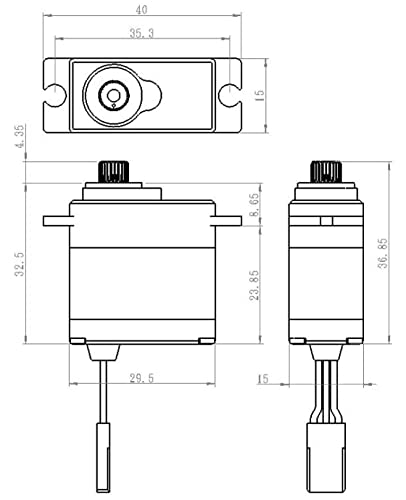 Savox Servos Sw1250Mg Waterproof Premium Mini Digital Servo .10/111.1@6.0V, Ideal For Traxxas 1/16 Scale #TOP1