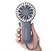 SMARTDEVIL Mini Handheld Fan, Dual-Bladed Handheld Fan, Small Personal Portable Fan with 4000mAh Rechargeable Battery Operated, Powerful Wind,3 Speed Adjustable,Lanyard Fan For Outdoor & Home (Grey)