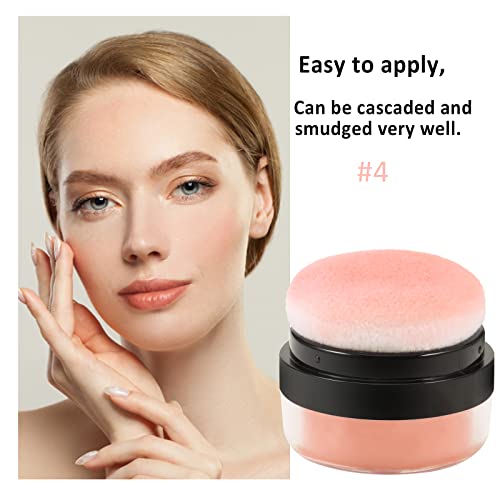 Boobeen Loose Powder Blush Air Cushion Blush, Natural Blusher For Cheeks, Highly Pigmented Blush Makeup Easy To Blend Makeup Blushin, All Day Wear #TOP1
