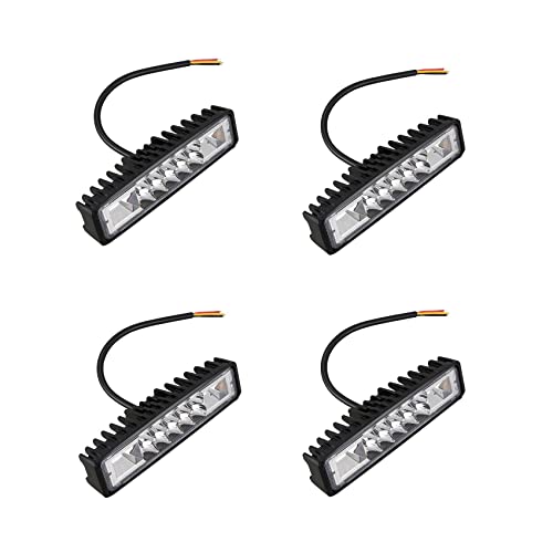 Lumière stroboscopique LED 48W 12V pour sécuriser vos trajets en camion et remorque de nuit, 4X