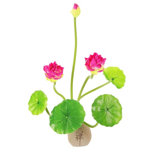 STOBAZA Artificial Serving Plate for Sushi Decoration Elegant Flower Design for Hotel Accessories Realistic Faux Ornament for Dining Table Centerpiece