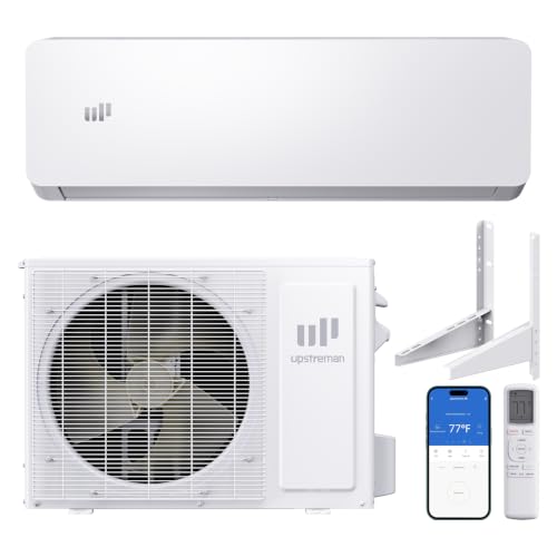Image of Upstreman 24000 BTU Mini Split AC Heating System, 20 SEER2 230V Mini Split Air Conditioner, Pre-Charged Heat Pump Ductless Inverter System, Up to 1500 Sq.Ft, WiFi Control, with Mounting Bracket
