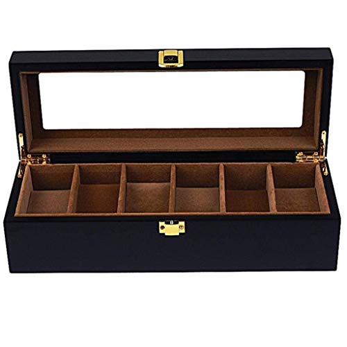 Preisvergleich Produktbild NBVCX Wohnaccessoires Holzuhrbox für Herren Personalisierte Uhrenbox Großer Halter für Uhrenhalter (Farbe: C)