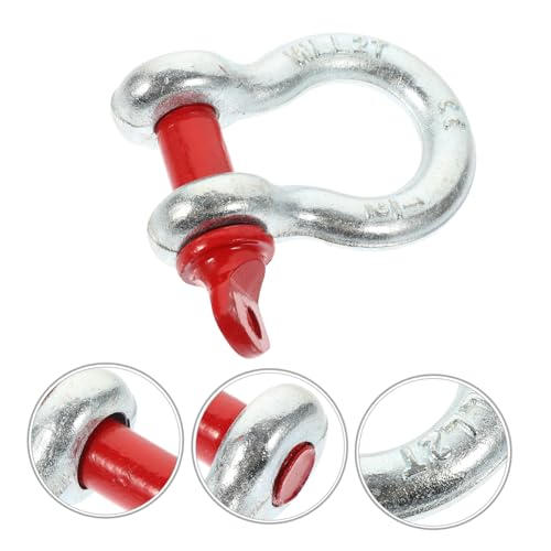 CONGARTENO Galvanized Screw Pin Anchor Shackle Heavy Duty High-Strength Steel Ring Clamp Buckle Anti-Rust Lifting Tool for Industrial Construction Off-Road Use