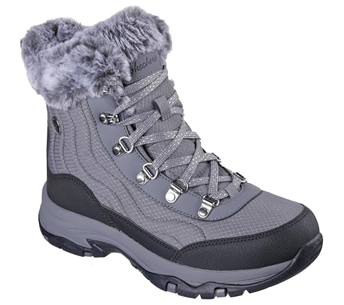 Skechers Skechers Women's TREGO - STORMIE waterproof boot, Charcoal, 5 M