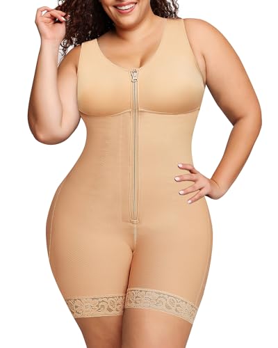 SHAPELLX Shapewear Bodysuit for Women Tummy Control Colombianas Postparto Compression Butt lifting Body Shaper