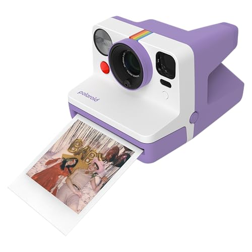 Image of Polaroid Now 3rd Generation I-Type Instant Film Camera - Purple - Camera Only No Film (9159)