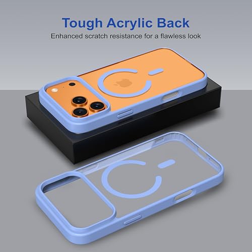 Image of amazon basics Back Case Cover for iPhone 17 Pro Max | Compatible for iPhone 17 Pro Max Back Cover | Scratch-Resistant Back Cover | Sierra Blue