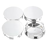 GTownWorks 65mm 2.56in Wheel Center Caps for Ford F150 Mustang Focus 2001-2014 Wheel Center Hubcap for Rim, 4 Pack, Chrome