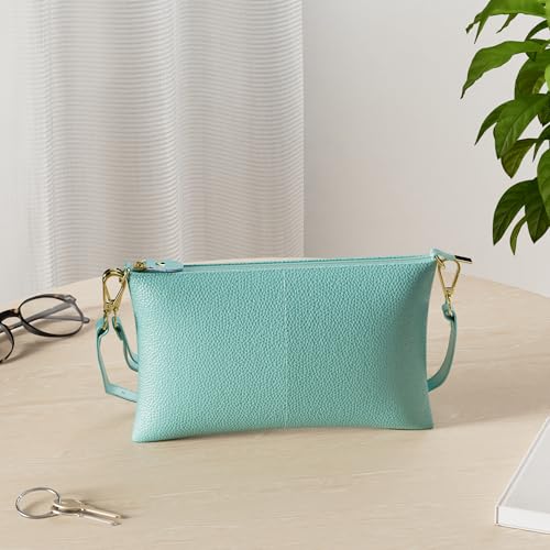 Beurlike Leather Wristlet Wallet Clutch Purses For Women Small Crossbody Phone Bags - Image 3