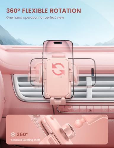 Lamicall-2025-Wider-Clamp-Metal-Hook-Car-Phone-Holder-Vent-Thick-Cases-Friendly-Phone-Holders-for-Your-Car-Mount-Automobile-Hands-Free-Cradle-Air-Vent-Pink