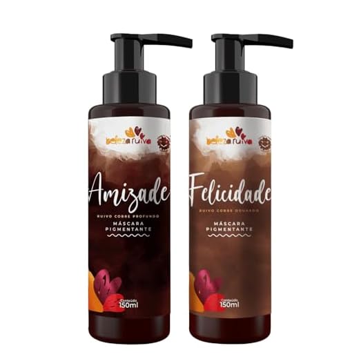 Kit Beleza Ruiva Tonalizante Amizade e Felicidade