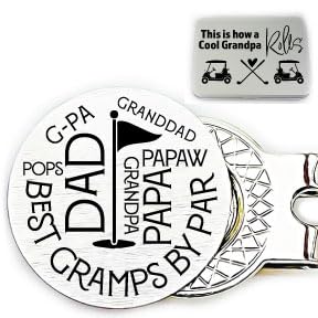 Cool Grandpa Golf Marker with Tin – Flag Design & Nicknames