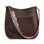 S-ZONE Women Genuine Leather Hobo Bag Crossbody Bucket Purse Vintage Shoulder Handbag with Woven Strap
