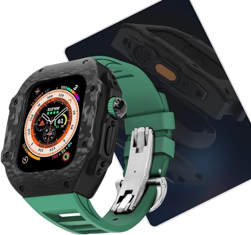 Bracelet montre 44mm en caoutchouc pour le sport et le bureau