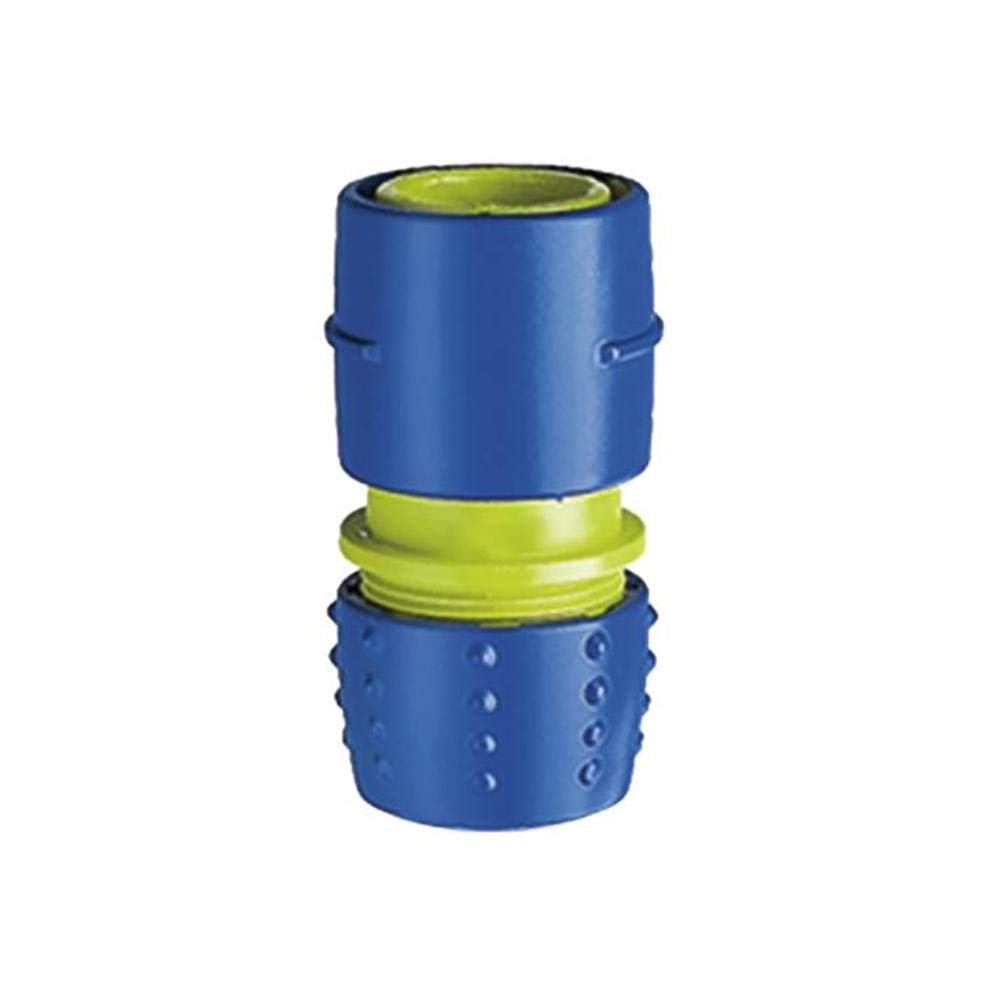 TATAY 10m Spiral Hose Kit with Anti-UVA Plastic Fittings, Ideal for terraces and small gardens, Blue, 1/2" - 5/8"