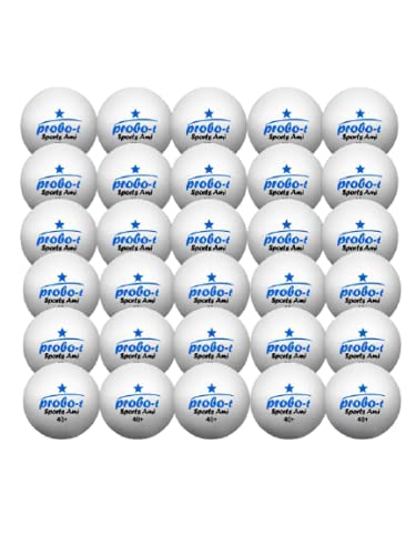 probo-t Pack of 100 Table Tennis Balls, White, 1 Star by Sports Ami ABS, Seemless (B096M2JBTW) Amazon Price History, Amazon Price Tracker