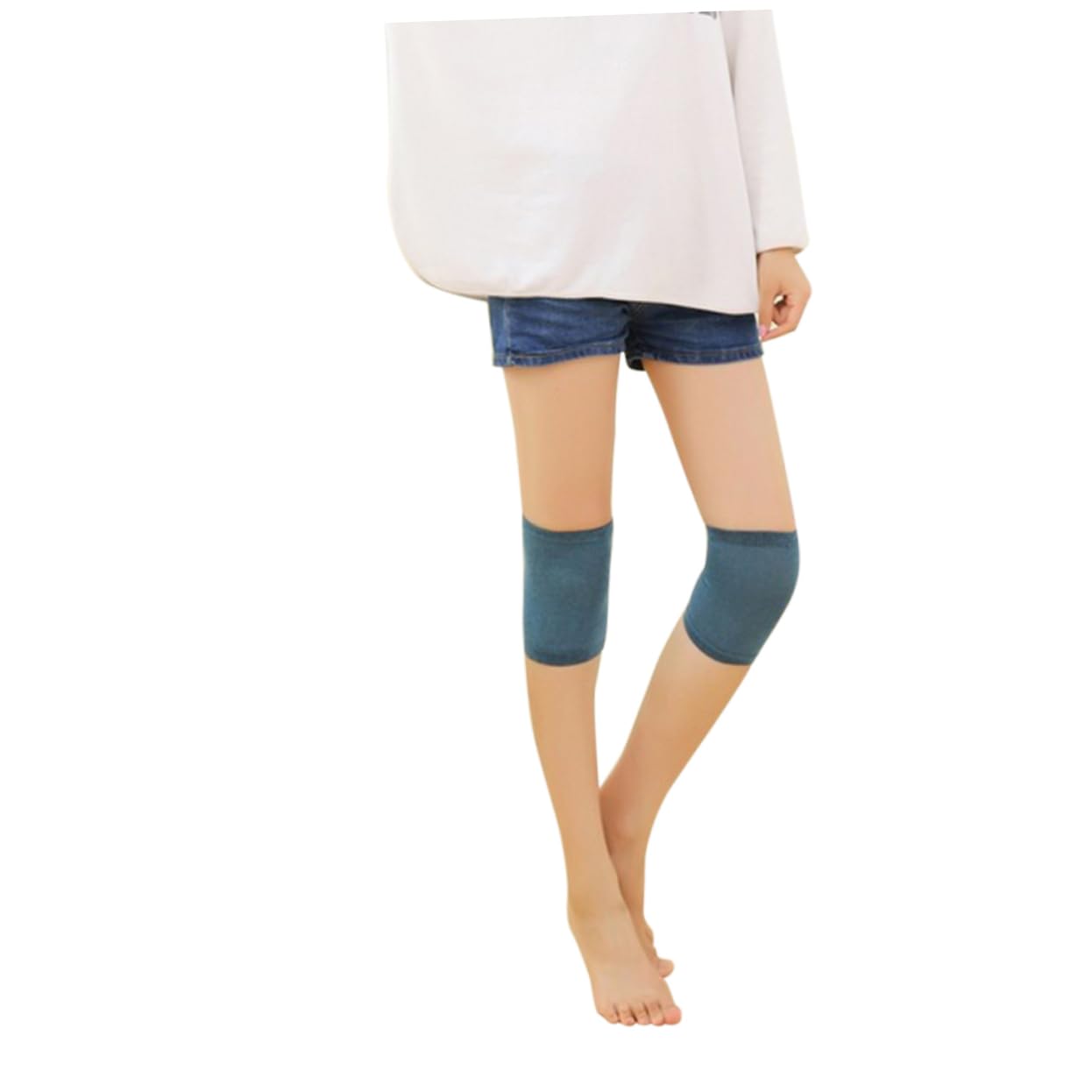 GOOHOCHY Running Knee Pads Knee Support Brace Sleeve for Outdoor Activities Warm Comfort Elastic