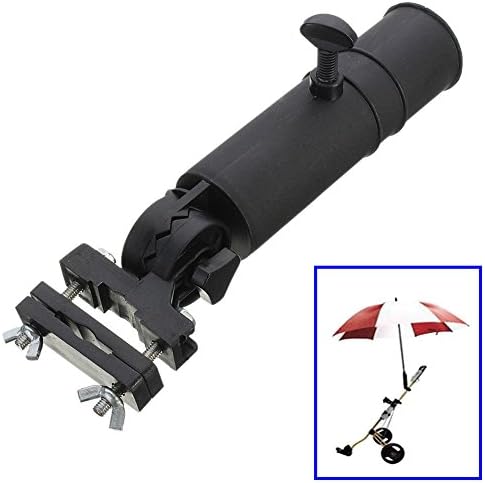 HMX Golf Umbrella Holder---Fits Most Universal Umbrella,Fix Umbrella to Golf Cart,Bike,and Baby Stroller