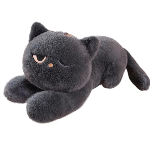 Katzen Plüschtier, Süßes Stofftier Kätzchen Puppe Weiches Kuscheliges Kissen...
