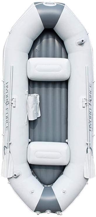 Inflatable Kayak 3 Person Inflatable Boat Folding Inflatable Canoe 200Kg Load Bearing with 2 Paddle Mounts Fishing Divinginflatable Boat