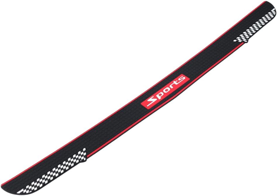Car Rear Bumper Protector Guard for Audi SQ8 2020-2025 4M, Scratch-Resistant Trunk Door Sill Protector, Rubber Rear Bumper Door Entry Guards Protection,B