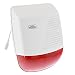 Produktbild Burg-Wächter Sirene 2150, 2-in-1 Alarm und Abschreckung, Smart Home, BURGprotect, Weiß/Rot