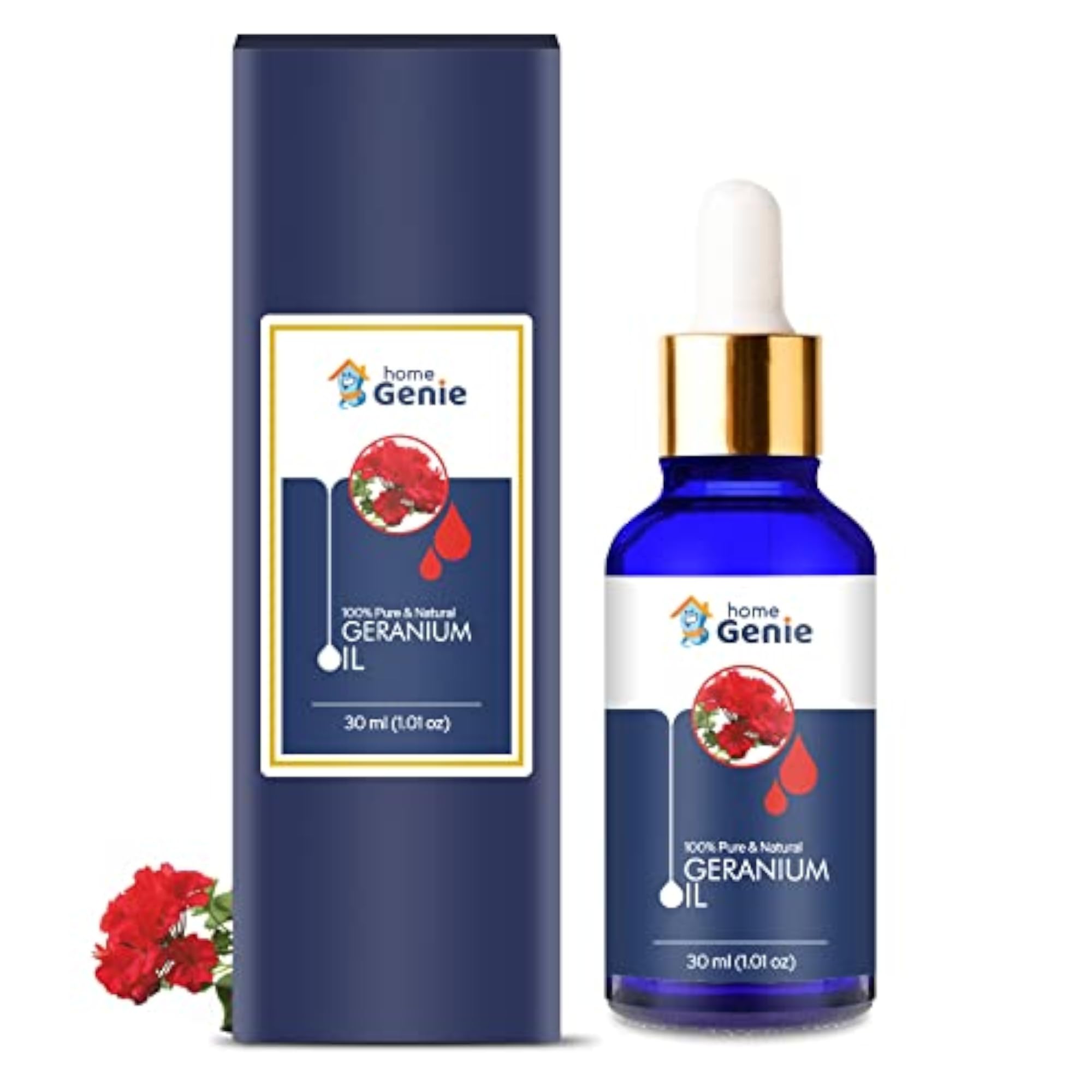 30ml Geranium Aroma Oil for Floral Aromatherapy & Meditation