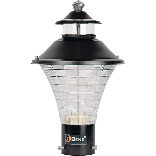 Image of BENE Geruit Outdoor Lamp with Base Stand (Black, 18 Cms, Pack of 4 Pcs)